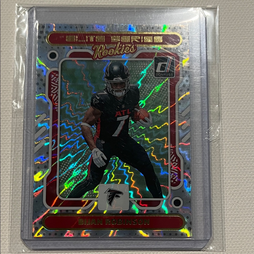 2023 (RC)Bijan Robinson Panini Donruss Elite Series Rookies Holo #4